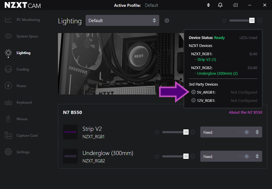 How to Control 5V and 12V RGB Devices on an NZXT Motherboard – NZXT Support  Center