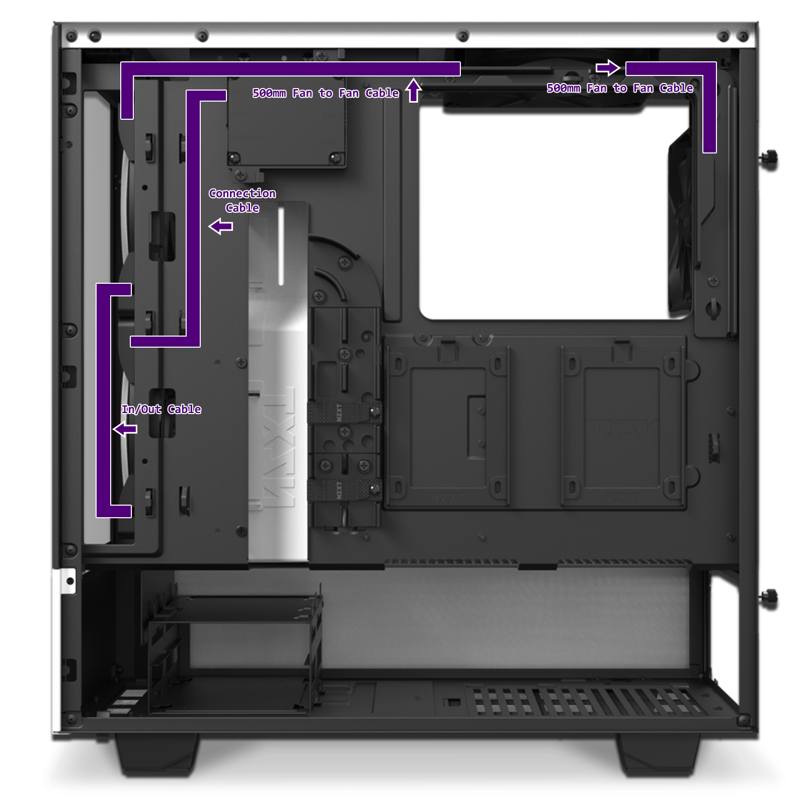 Adding Additional RGB Fans to the H510 Elite NZXT Support Center