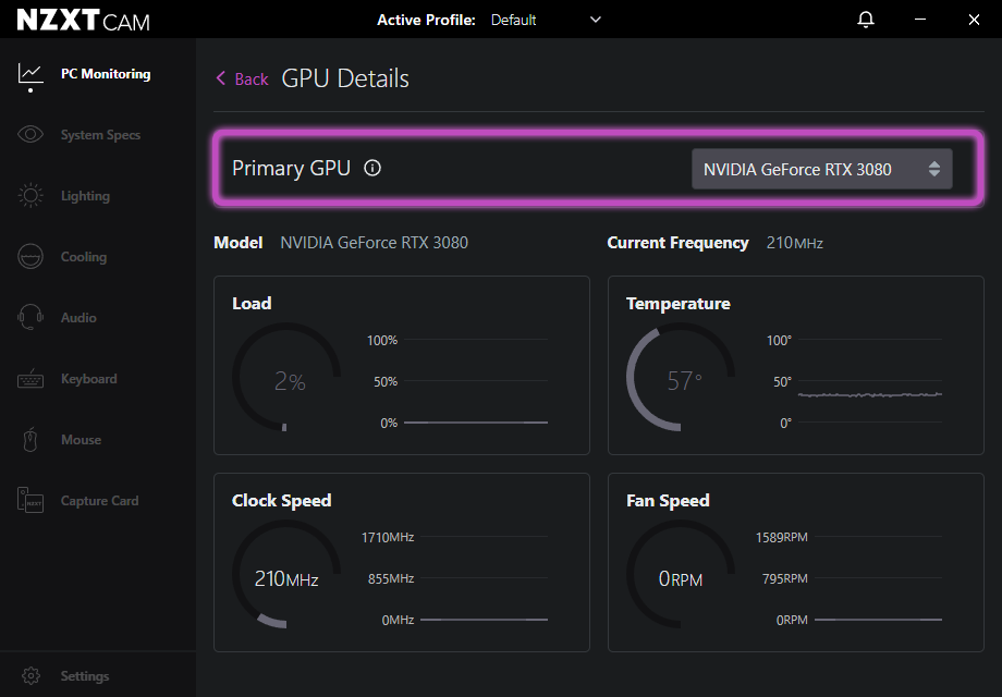 NZXT CAM (Kraken 240) not showing GPU temperature anymore : r/NZXT