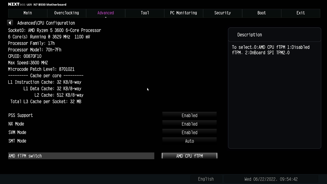 NZXTマザーボードでのTPM 2.0およびセキュアブートの有効化 – NZXT