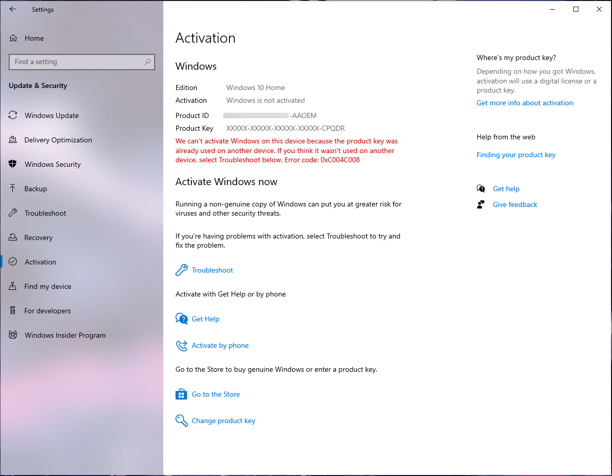 Why Is My Windows Not Activated