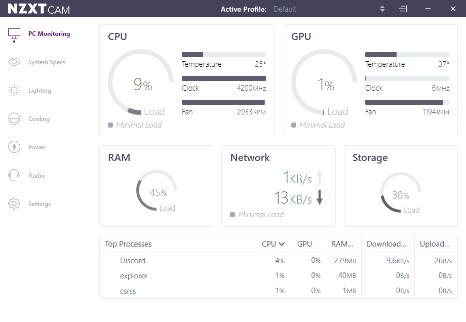 How to adjust H1 V2 Fans Speeds – NZXT Support Center