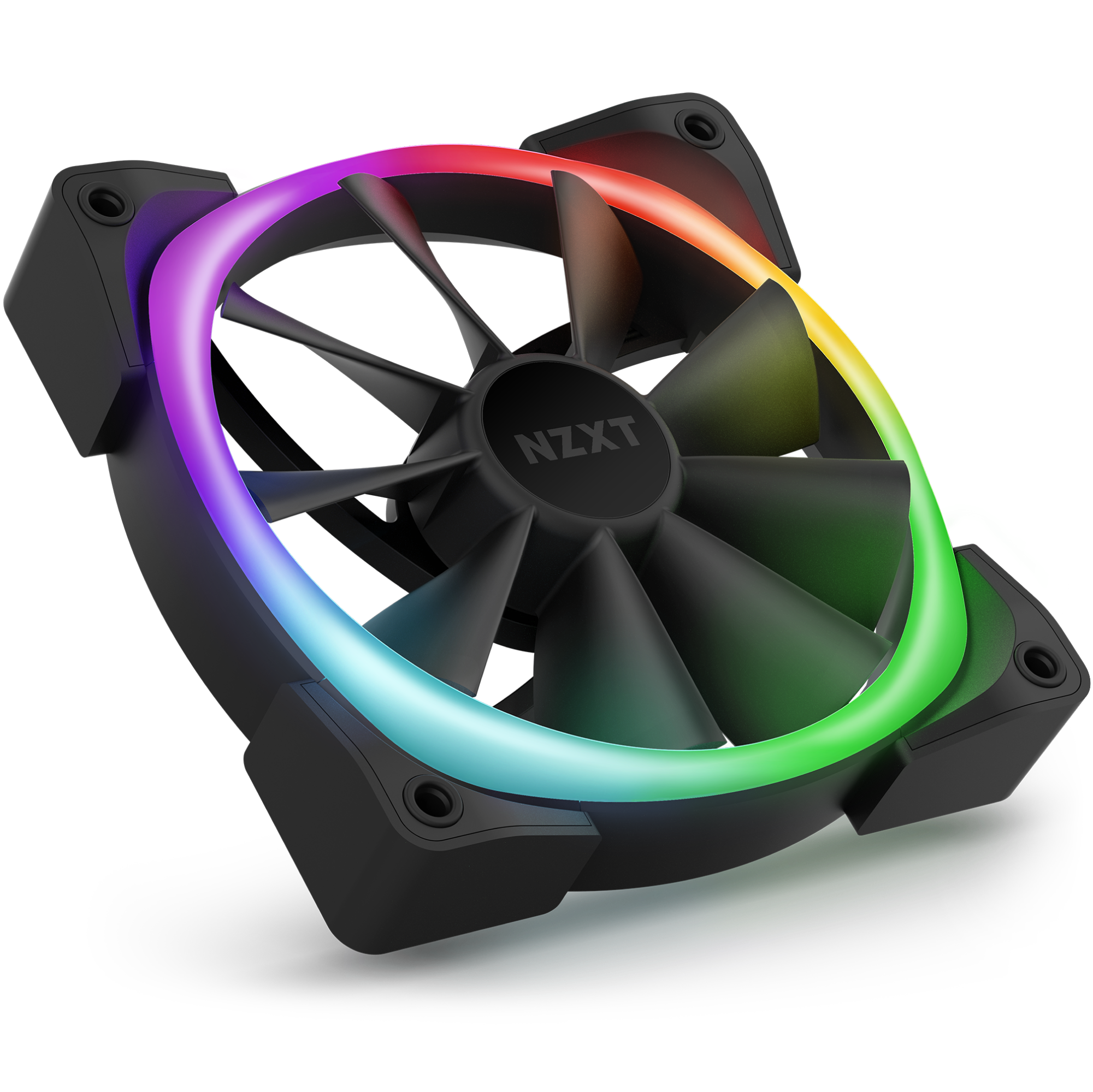 NZXT AER RGB 2 ファン 2個セット NZXT AER RGB 2 120mm 140mm 2個セット PCケースファン : エコモ