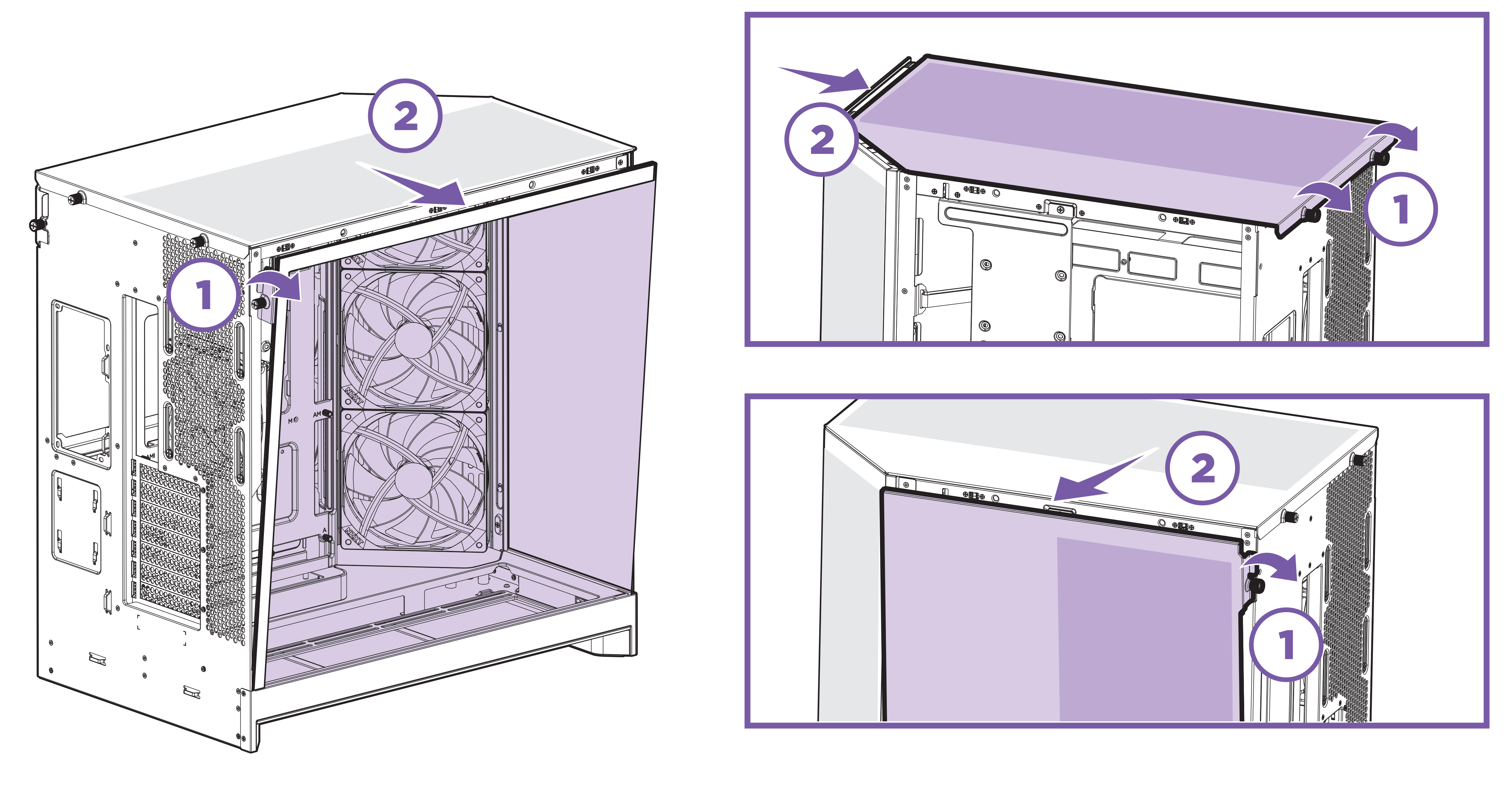 H9 Flow（2025）でのフロントI/Oモジュールの交換方法 – NZXT Support