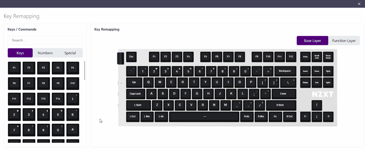 How Do I Remap The Keys On My Function Keyboard Nzxt Support Center